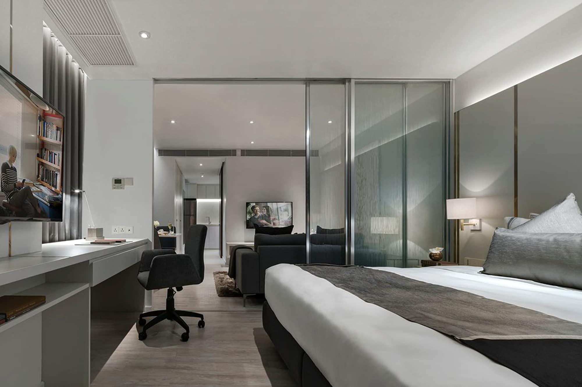 Somerset Maison Asoke Bangkok Bagian luar foto