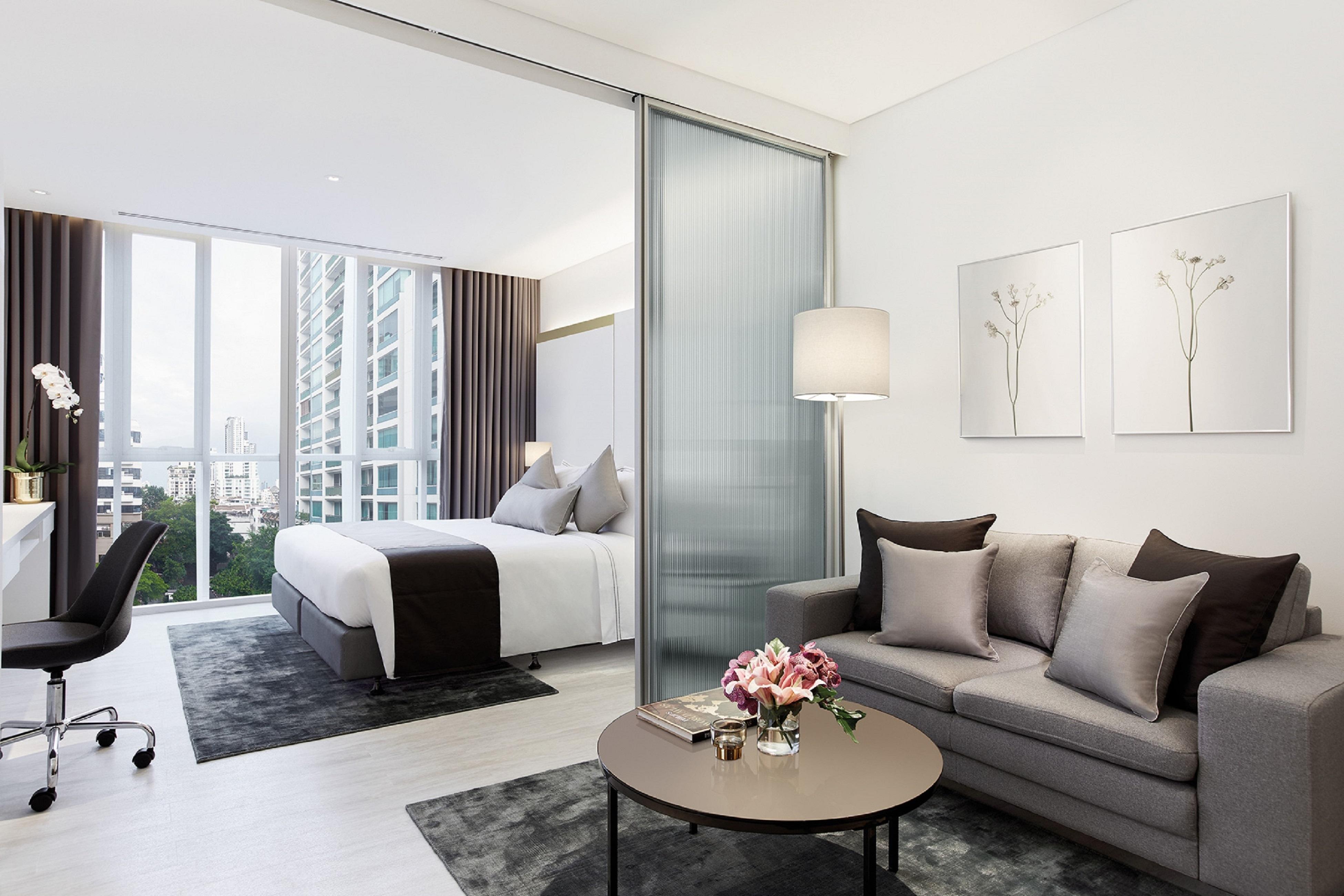 Somerset Maison Asoke Bangkok Bagian luar foto