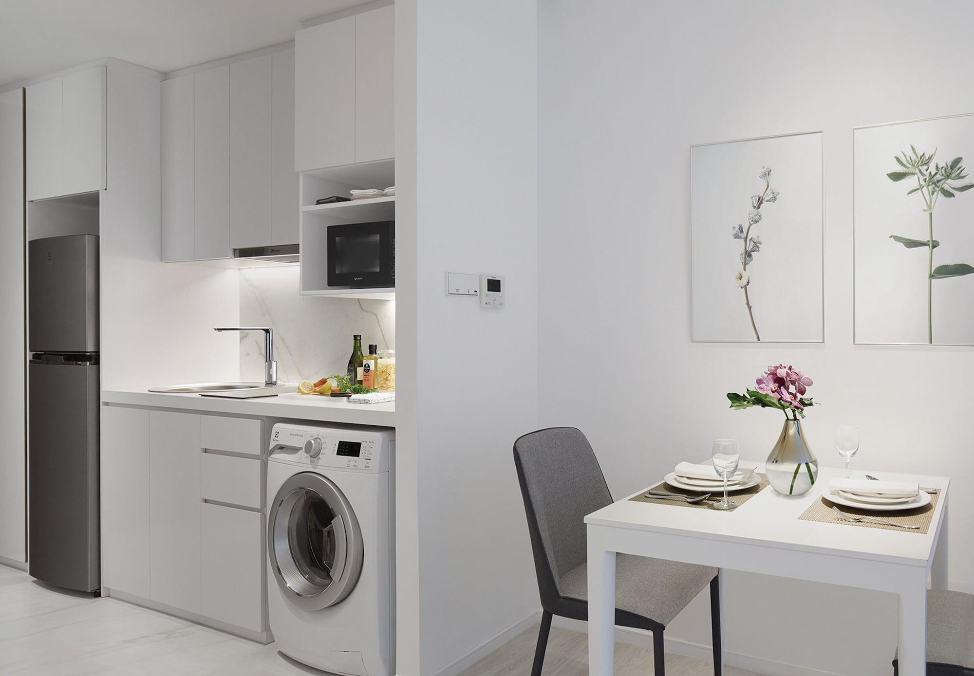 Somerset Maison Asoke Bangkok Bagian luar foto